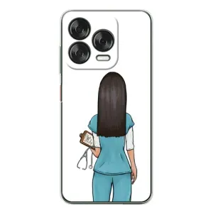Силиконовый бампер (Работники) на ZTE Nubia V70 Design (Доктор)