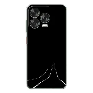 Чехол с картинками на черном фоне для ZTE Nubia V70 Design (Дорога)