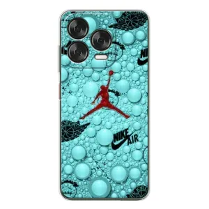 Силиконовый Чехол Nike Air Jordan на Нубиа В70 Дезижн (Джордан Найк)
