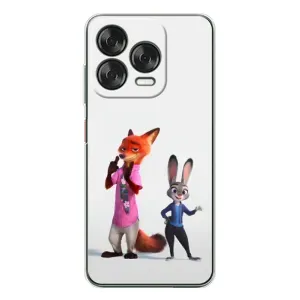 Силиконовый чехол с принтом Зоотрополіс для ZTE Nubia V70 Design (Джуди и Ник)