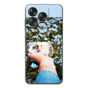 Чохли з зображенням різних тварин на ZTE Nubia V70 Design (Їжачок в руці)