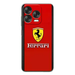 Силиконовый бампер с картинкой машины на ZTE Nubia V70 Design (Ferrari Logo)