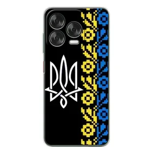 Силиконовый Чехол на ZTE Nubia V70 Design (Герб и вышыванка)