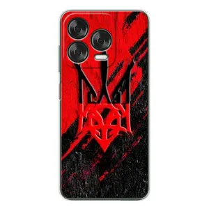 Чехлы УПА (Красно-Чёрный) на ZTE Nubia V70 Design (Герб в цвете УПА)