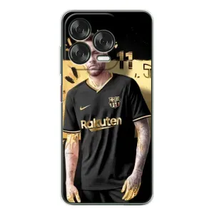 Силиконовый Чехол ZTE Nubia V70 Design (Gold Neymar)