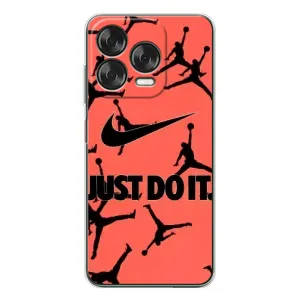 Силиконовый Чехол Nike Air Jordan на Нубиа В70 Дезижн (Just Do It)