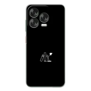 Чехол с картинками на черном фоне для ZTE Nubia V70 Design (Книжки)