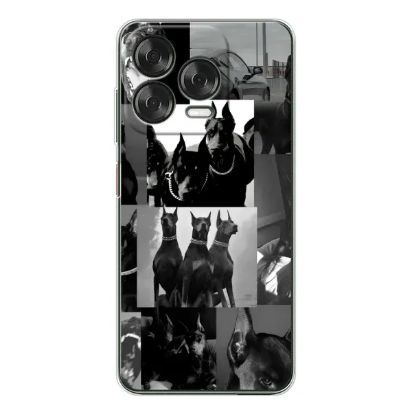 Чехол с рисунком «Коллаж Доберман» для ZTE Nubia V70 Design Чехол с рисунком «Коллаж Доберман» для ZTE Nubia V70 Design