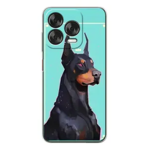 Чехол ДОБЕРМАН для ZTE Nubia V70 Design (Король доберман)