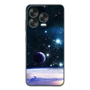 Чехол (ТПУ) с планетами на ZTE Nubia V70 Design (Космический вид)