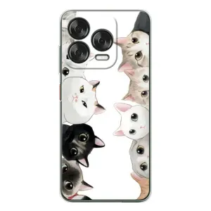Силіконовий чохол з котиком для ZTE Nubia V70 Design (Коти)