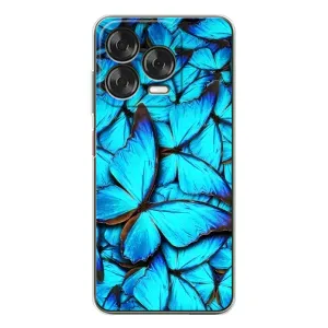Силіконовий бампер з картинкою звірів для ZTE Nubia V70 Design (Крила метеликів)