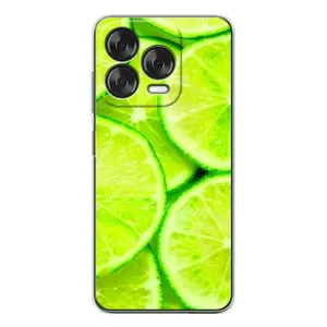 Чехол с изображением вкусной еды для ZTE Nubia V70 Design (Лайм)