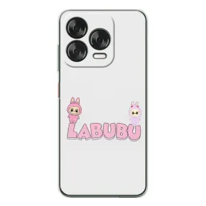 Чехол с принтом Лабубу для ZTE Nubia V70 Design (Логотип Лабубу)