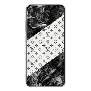 Чехол Стиль Louis Vuitton на ZTE Nubia V70 Design (LV на белом)