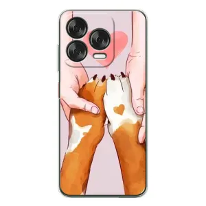 Чехол (ТПУ) Милые собачки для ZTE Nubia V70 Design (Любовь к собакам)