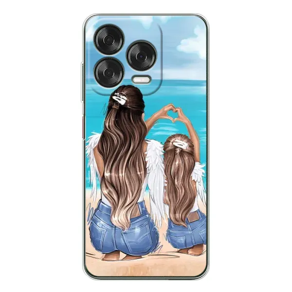 Чехол с рисунком «Мама и дочь» для ZTE Nubia V70 Design Чехол с рисунком «Мама и дочь» для ZTE Nubia V70 Design