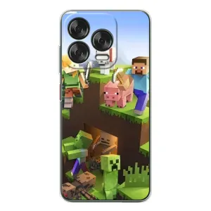 Чохли для ZTE Nubia V70 Design (Персонажі МайнКрафт) (Майн-крафт)
