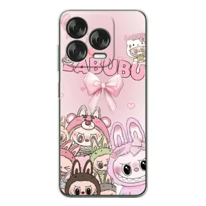 Чехол с принтом Лабубу для ZTE Nubia V70 Design (Монстры Лабубу)