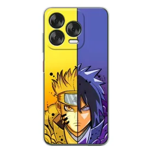 Купить Чехлы на телефон с принтом Anime для ZTE Nubia V70 Design (Naruto Vs Sasuke)