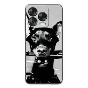 Чехол ДОБЕРМАН для ZTE Nubia V70 Design (Опасный доберман)