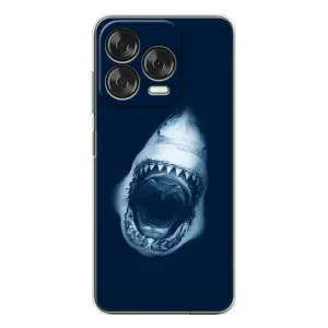 Силіконовий бампер з картинкою звірів для ZTE Nubia V70 Design (Пащу Акули)