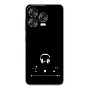 Чехол с картинками на черном фоне для ZTE Nubia V70 Design (Плеер)