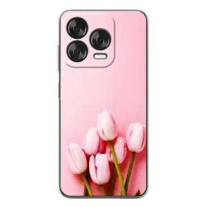 Чехлы с картинкой (Тюльпаны) на Нубиа В70 Дезижн (Розовые тюльпаны)