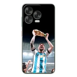 Чехлы Лео Месси Аргентина для ZTE Nubia V70 Design (Счастливый Месси)