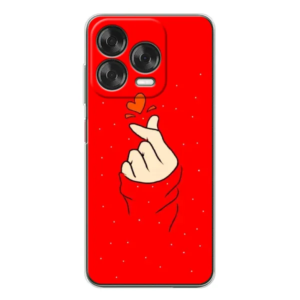 Чехол с рисунком «Сердце на красном» для ZTE Nubia V70 Design Чехол с рисунком «Сердце на красном» для ZTE Nubia V70 Design