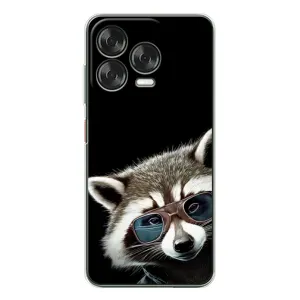 Силіконовий Чохол з Энотами на ZTE Nubia V70 Design (Стильний Єнот)
