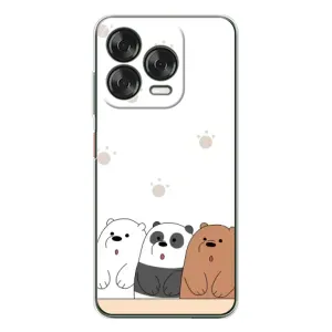 Чохли з зображенням різних тварин на ZTE Nubia V70 Design (Здивовані ведмедики)