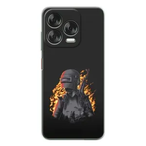 Чохол з картинкою "Герой Pubg" на ZTE Nubia V70 Design (В полум'ї)