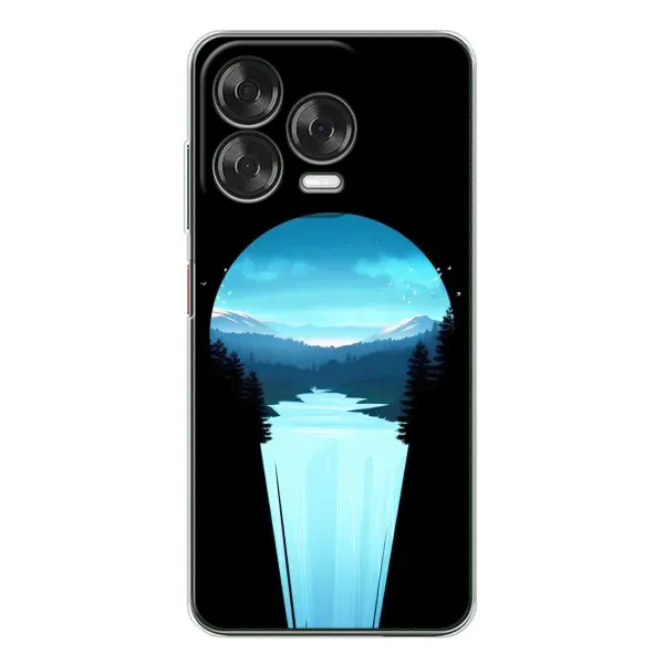 Чехол с рисунком «Синий Водопад» для ZTE Nubia V70 Design Чехол с рисунком «Синий Водопад» для ZTE Nubia V70 Design