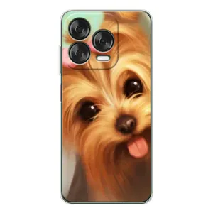 Чехол (ТПУ) Милые собачки для ZTE Nubia V70 Design (Йоршенский терьер)