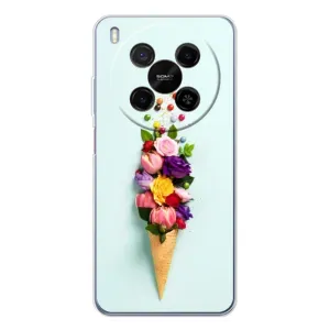 Чехлы с тематикой "ЦВЕТЫ" на ZTE Nubia V70 Max (Цветок-мороженное)