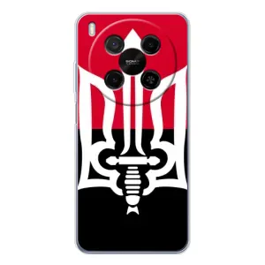 Чехлы УПА (Красно-Чёрный) на ZTE Nubia V70 Max (Герб Украины)