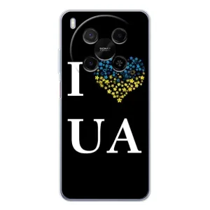 Силиконовый Чехол на ZTE Nubia V70 Max (Я-Украина) (I Love UA)