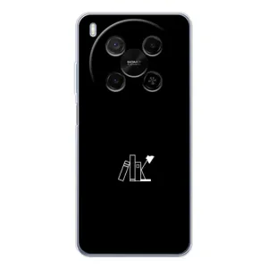 Чехол с картинками на черном фоне для ZTE Nubia V70 Max (Книжки)