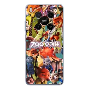 Силіконовий чохол з принтом Зоотрополіс для ZTE Nubia V70 Max (Колаж героїв)