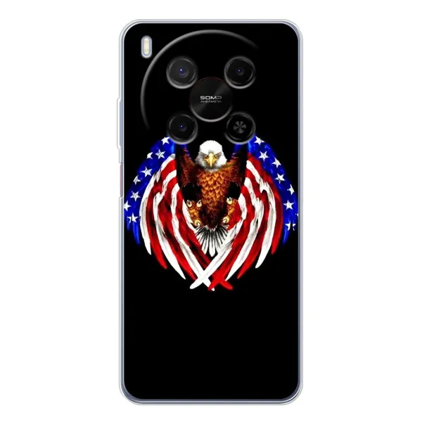 Чехол с рисунком «Крылья США» для ZTE Nubia V70 Max Чехол с рисунком «Крылья США» для ZTE Nubia V70 Max