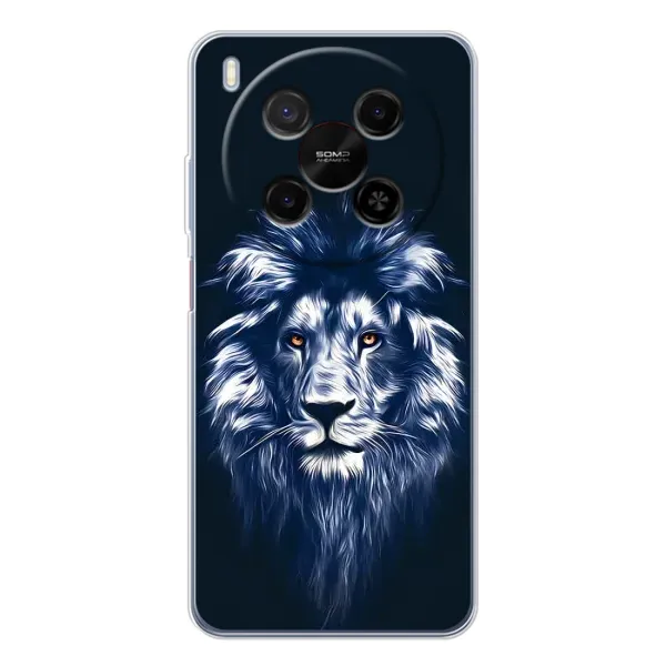 Чехол с рисунком «Лев - синий» для ZTE Nubia V70 Max Чехол с рисунком «Лев - синий» для ZTE Nubia V70 Max