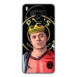 Чехол (TPU) с Футболистом на ZTE Nubia V70 Max (Mbappe King)