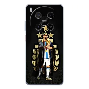 Чехлы Лео Месси Аргентина для ZTE Nubia V70 Max (Месси король)