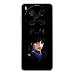Чехлы с принтом Уэнсдей на ZTE Nubia V70 Max (Милая Уэнсдей)