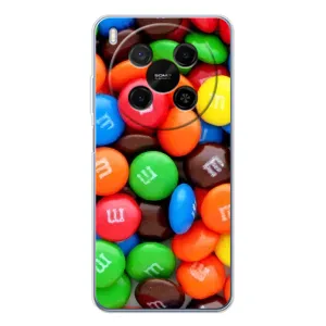 Чехол с изображением вкусной еды для ZTE Nubia V70 Max (Разноцветные M&M'S)
