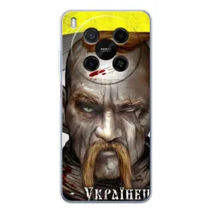 Чехол с картинкой (Патриотический КОЗАК) на ZTE Nubia V70 Max (Одноглазый Козак)
