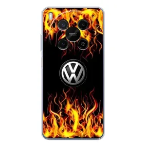 Чехол "Фольксваген" для ZTE Nubia V70 Max (Огненный Лого)