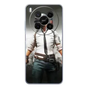 Силиконовый чехол с картинкой "Герой Pubg" на ZTE Nubia V70 Max (Пабг)