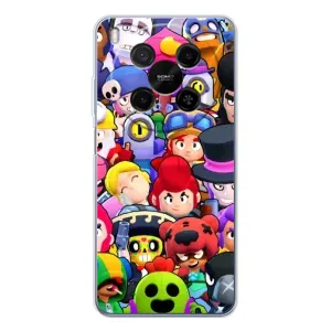 Силиконовый Чехол на ZTE Nubia V70 Max с картинкой Brawl Stars (Персонажи)